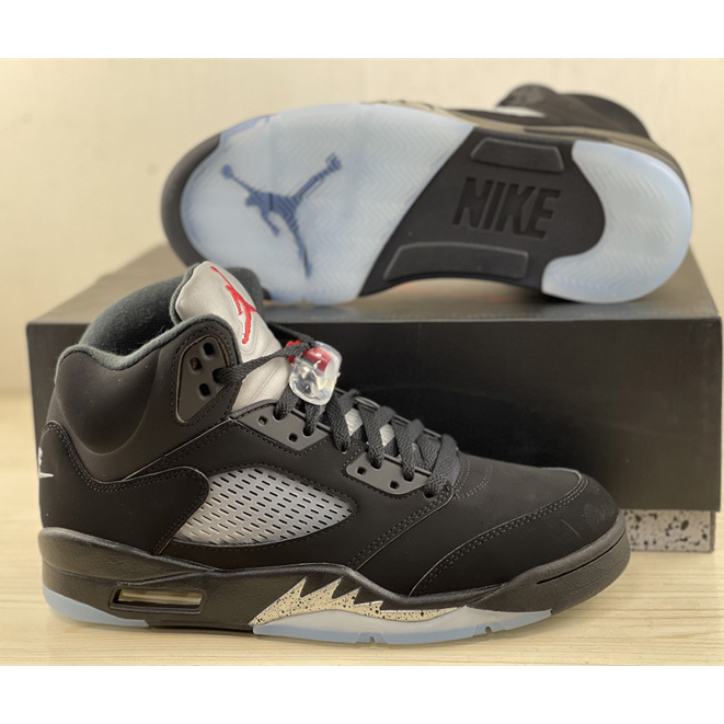 Air Jordan 5 “Metallic Black” Sneaker   845035 003 - DesignerGu