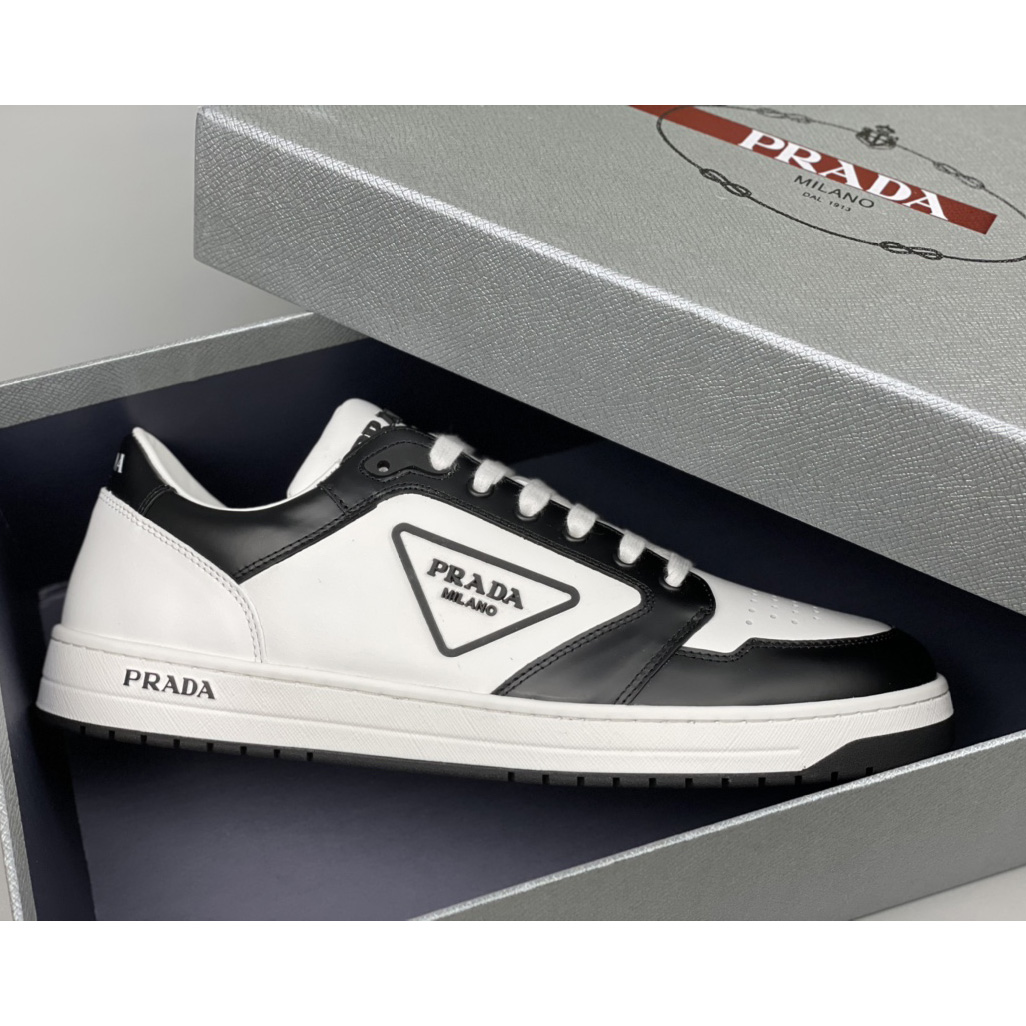 Prada District Leather Sneakers（Upon uk Size） - DesignerGu