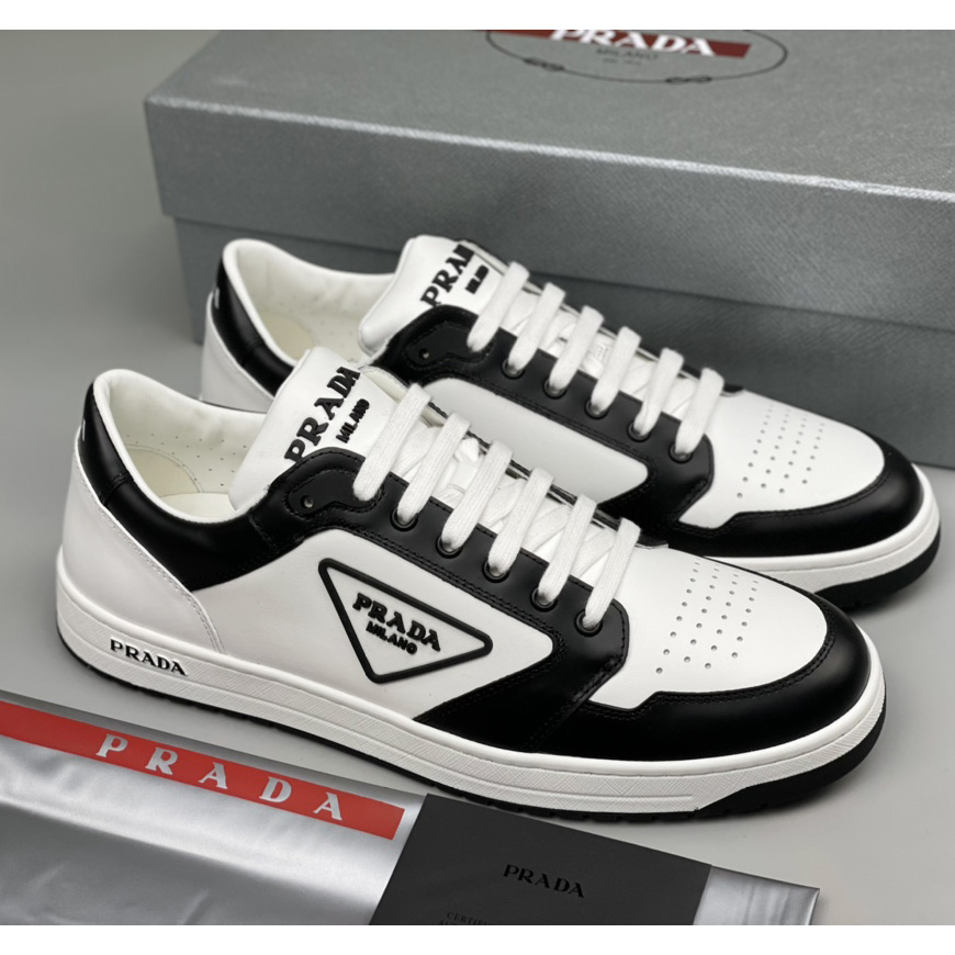 Prada District Leather Sneakers（Upon uk Size） - DesignerGu