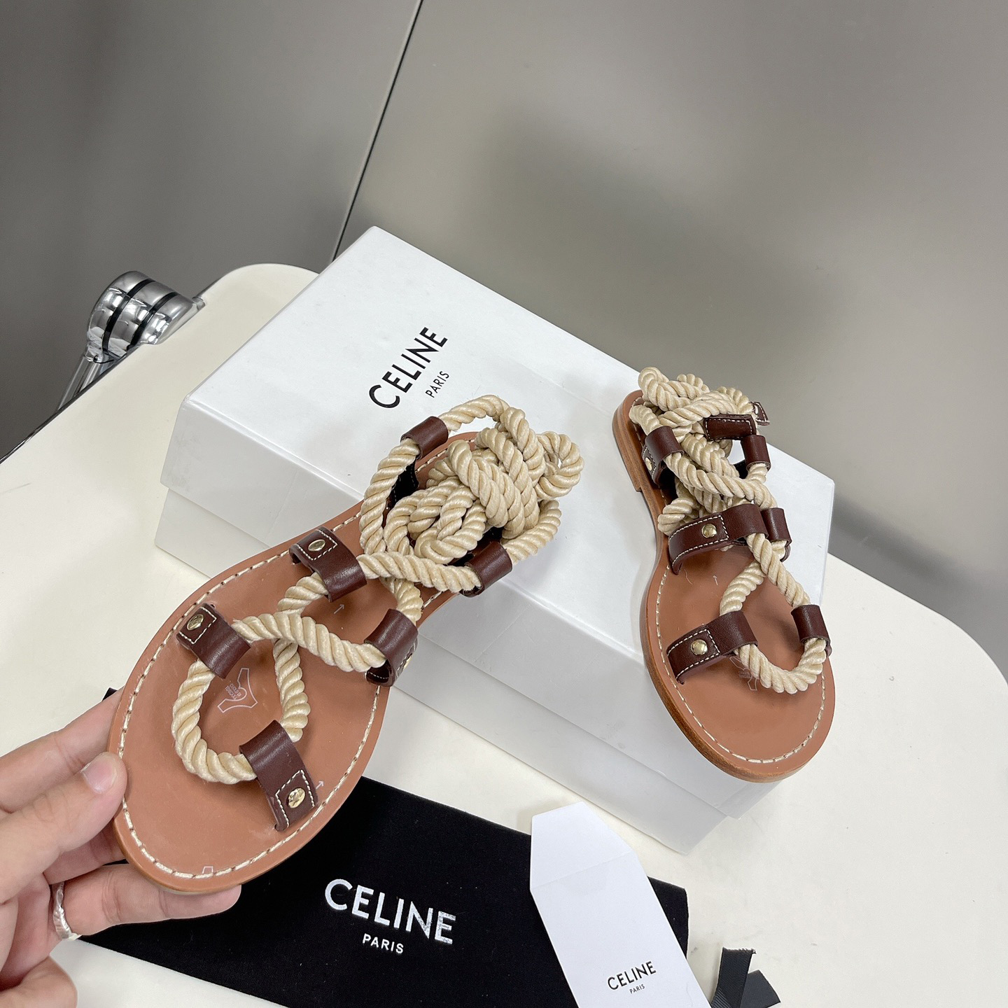 Celine Taillat Triomphe Sandal  - DesignerGu