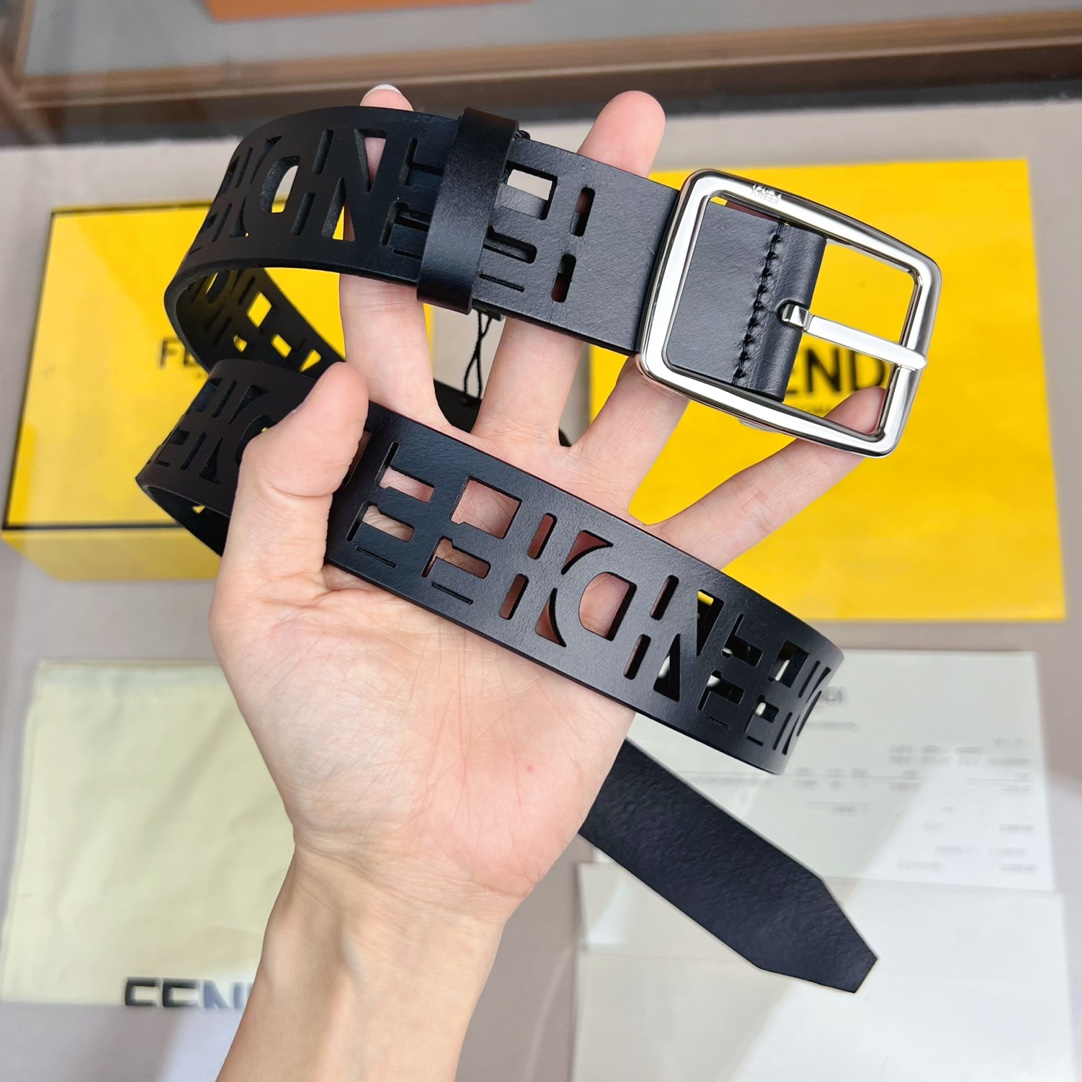 Fendi Leather Belt  - DesignerGu