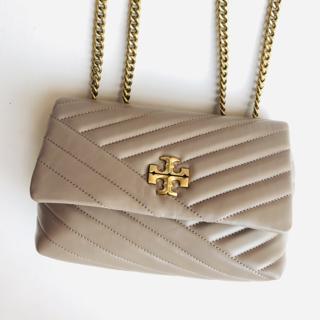 ToryBurch Kira Chevron Convertible Shoulder Bag(22.5-15-8cm)  TB316S90452 - DesignerGu