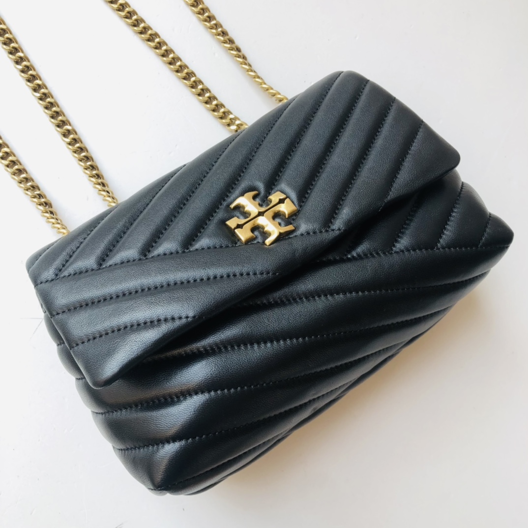 ToryBurch Kira Chevron Convertible Shoulder Bag(22.5-15-8cm)  TB316S90452 - DesignerGu