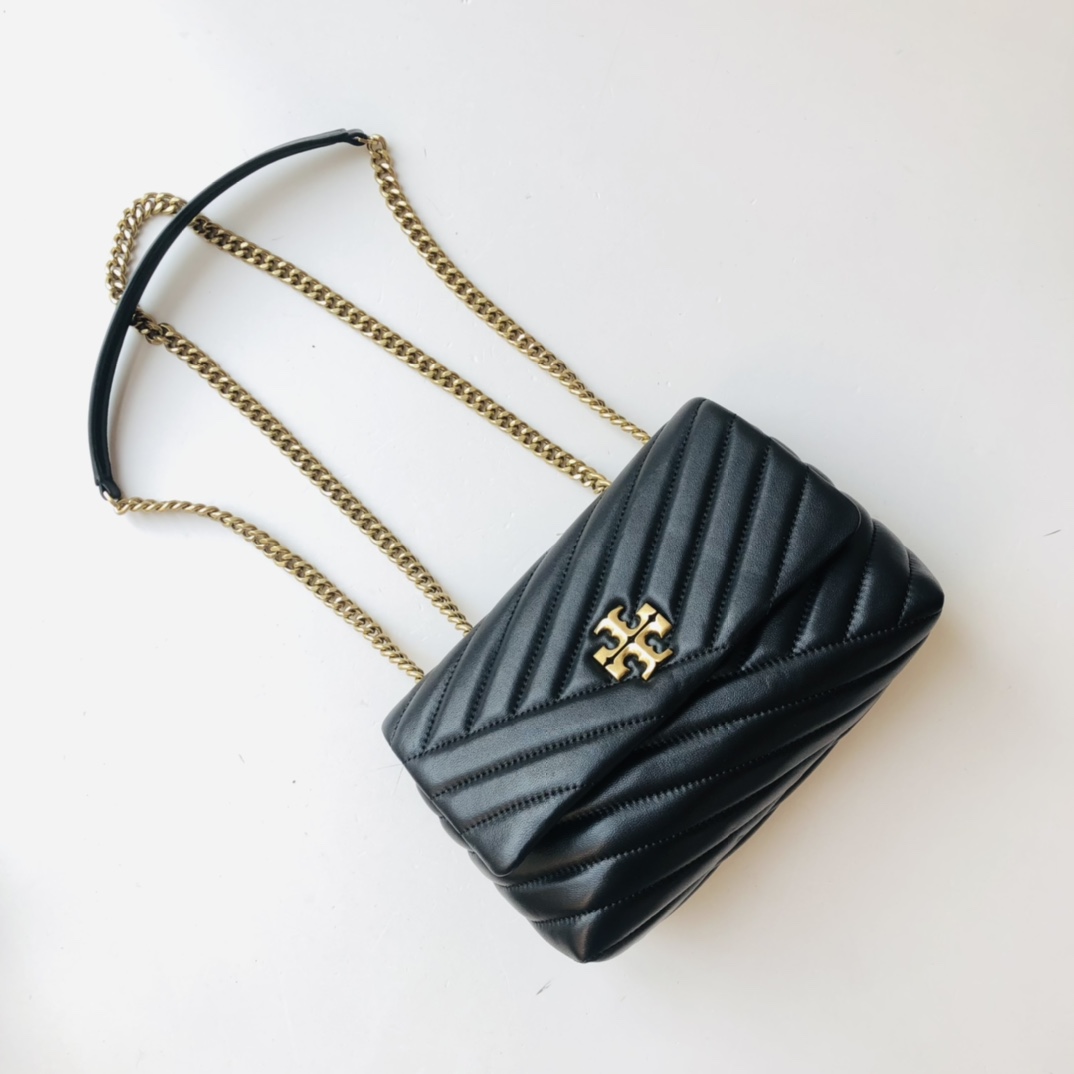 ToryBurch Kira Chevron Convertible Shoulder Bag(22.5-15-8cm)  TB316S90452 - DesignerGu