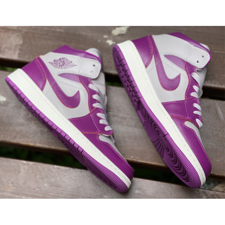 Air Jordan 1 Mid Magenta Sneaker    BQ6472-501 - DesignerGu