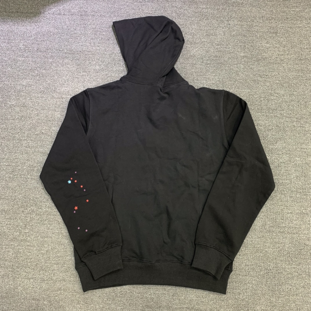 Sp5der Angel Number Hoodie In Black - DesignerGu