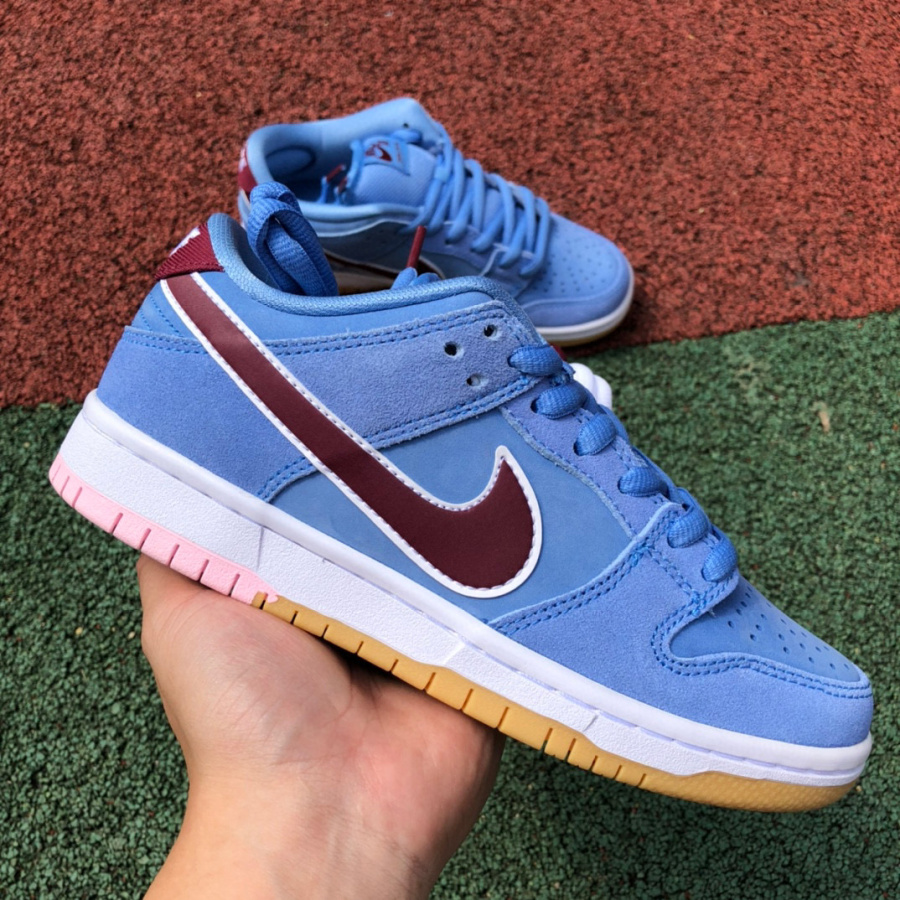  Nike SB Dunk Low PRM Phillies Sneakers   DQ4040-400 - DesignerGu