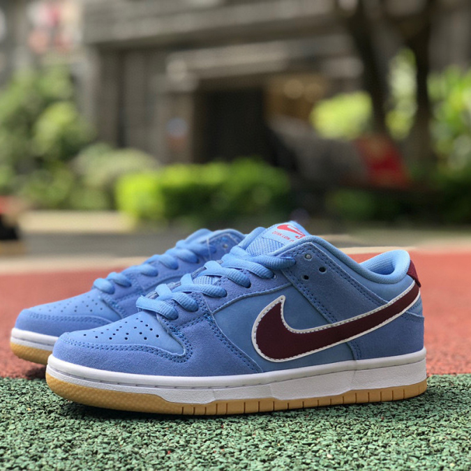  Nike SB Dunk Low PRM Phillies Sneakers   DQ4040-400 - DesignerGu