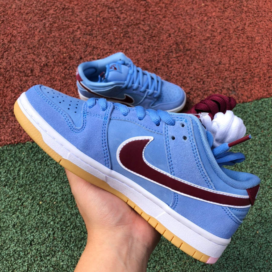  Nike SB Dunk Low PRM Phillies Sneakers   DQ4040-400 - DesignerGu