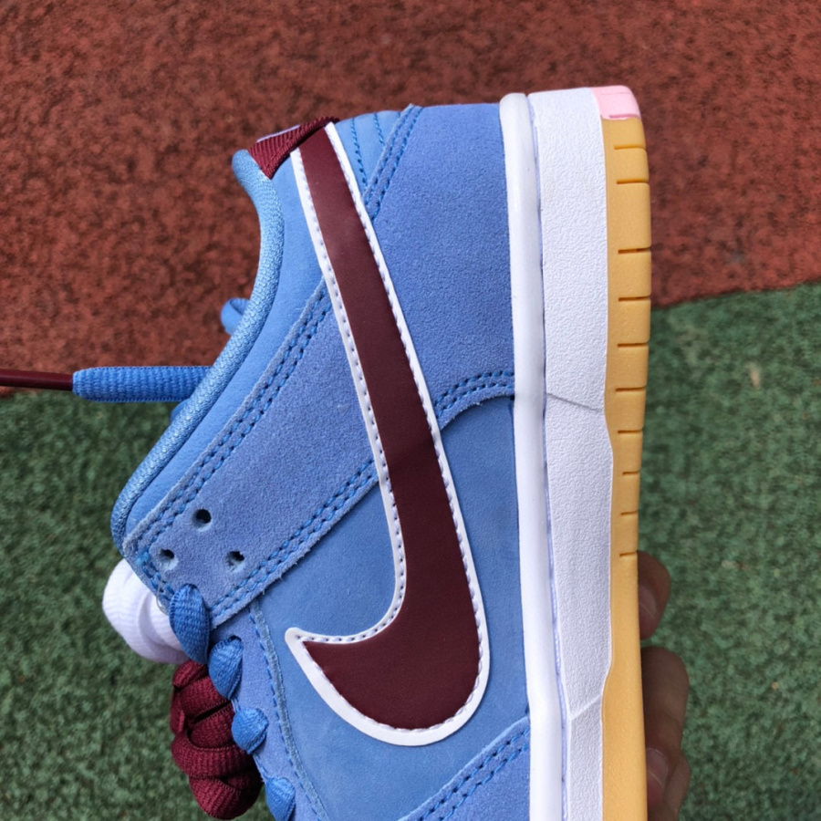  Nike SB Dunk Low PRM Phillies Sneakers   DQ4040-400 - DesignerGu