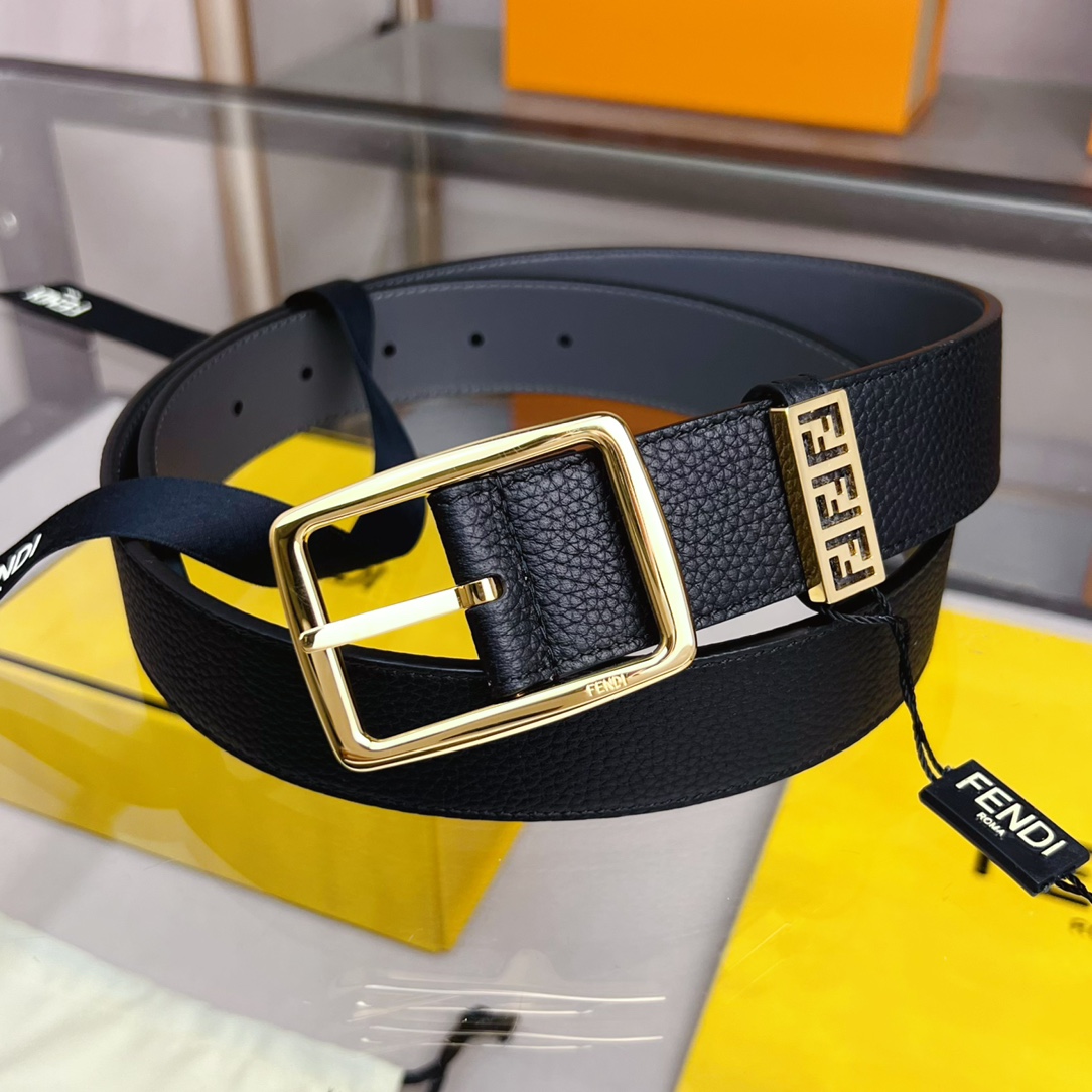 Fendi Leather Belt  - DesignerGu