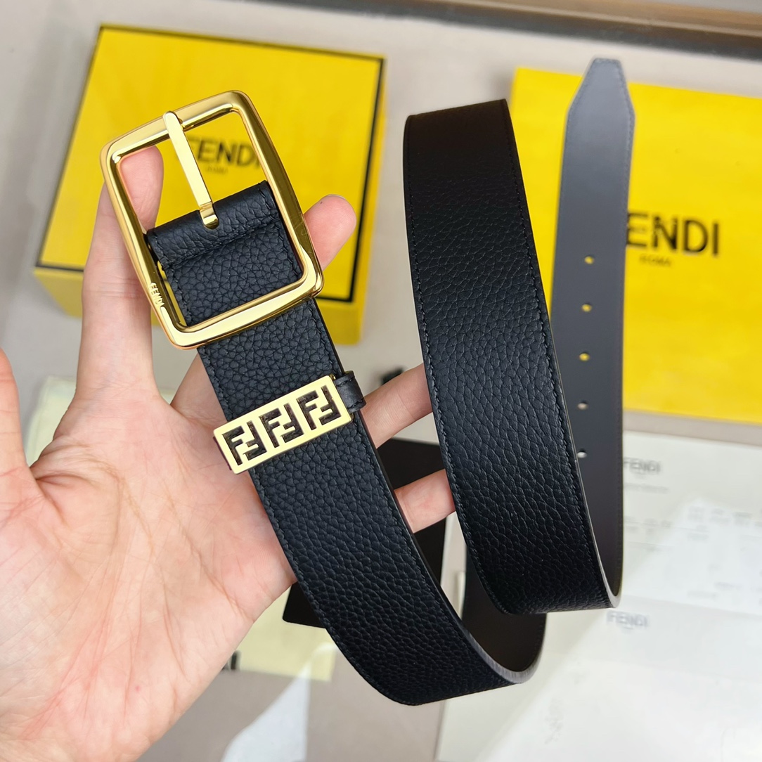 Fendi Leather Belt  - DesignerGu