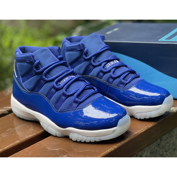 Air Jordan 11 Retro Low ''Legend Blue'' Sneaker   AT7802 115 - DesignerGu