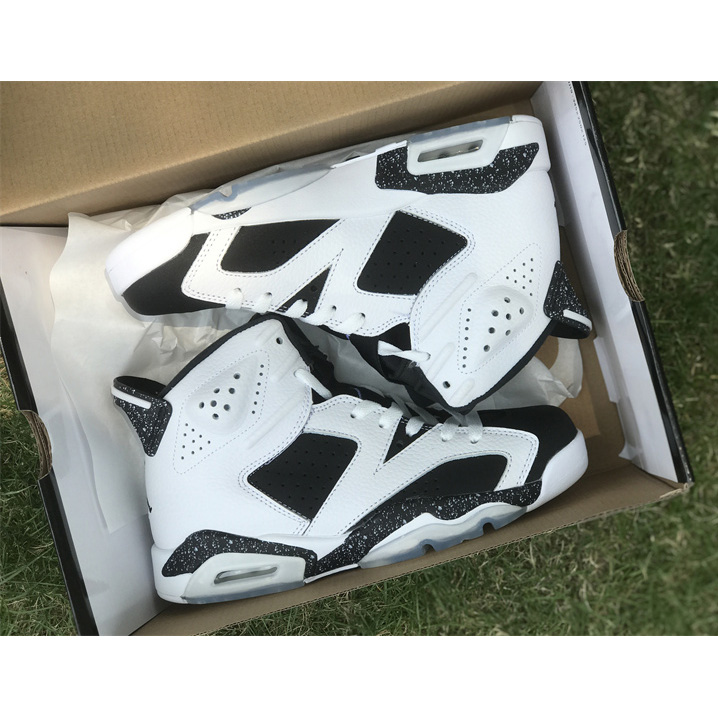 Air Jordan 6 Retro 'Oreo' Sneaker     384664-101 - DesignerGu