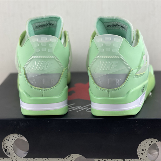 Off White x Air Jordan 4 Sneakers  - DesignerGu