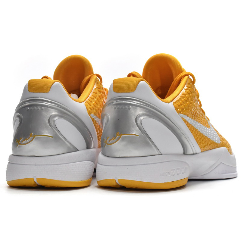 Nike Zoom Kobe VI TB Yellow Sneaker  454142-700 - DesignerGu