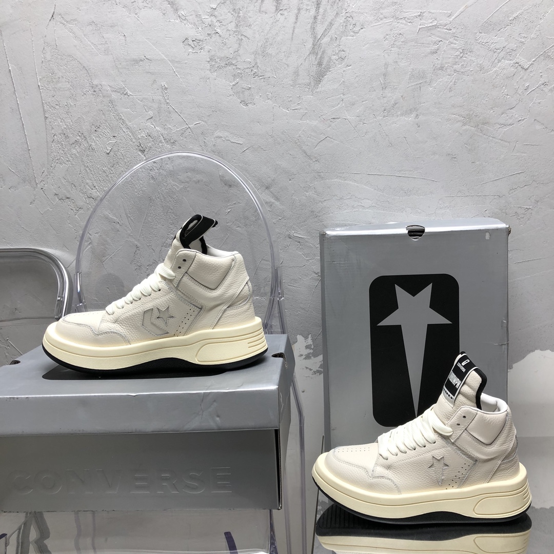 Rick Owens Converse X Drkshdw Turbowpn Sneakers - DesignerGu