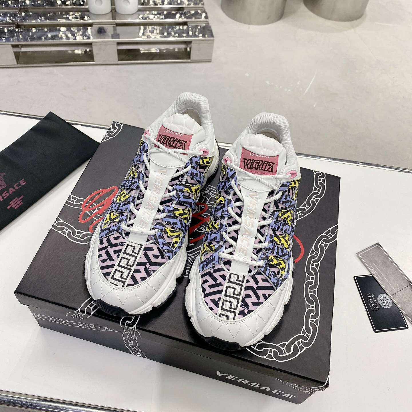 Versace Trigreca Sneakers  - DesignerGu