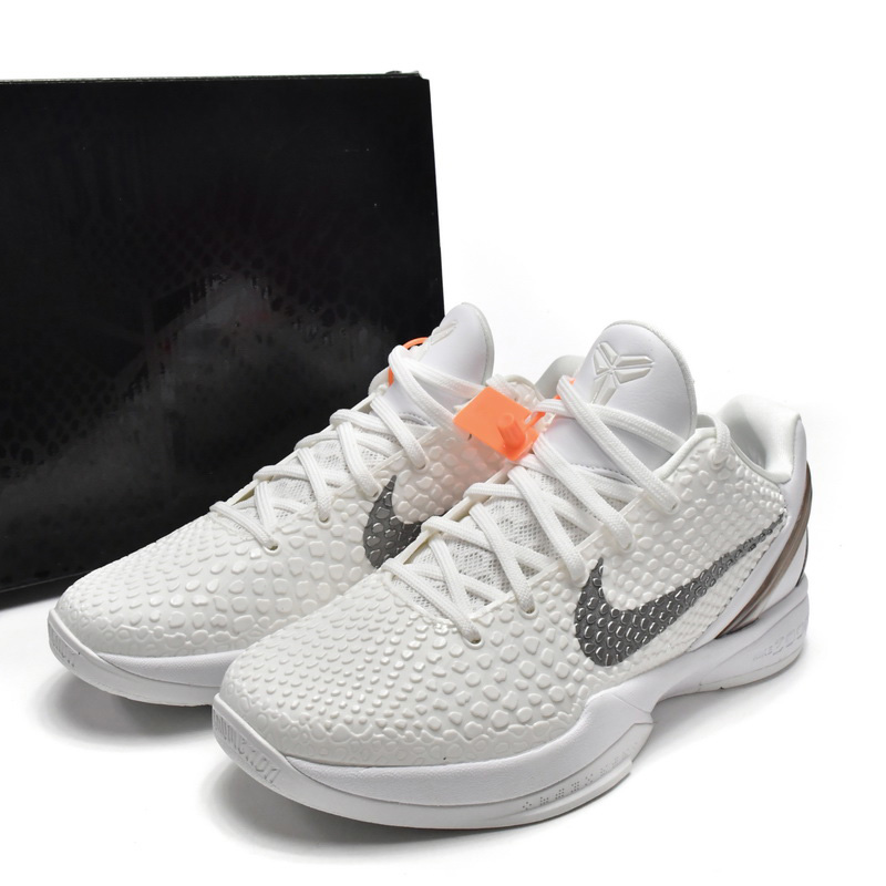 Nike Zoom Kobe VI PE White Sneaker    S96904-100 - DesignerGu