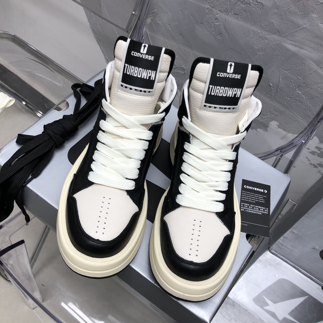 Rick Owens Converse X Drkshdw Turbowpn Sneakers - DesignerGu