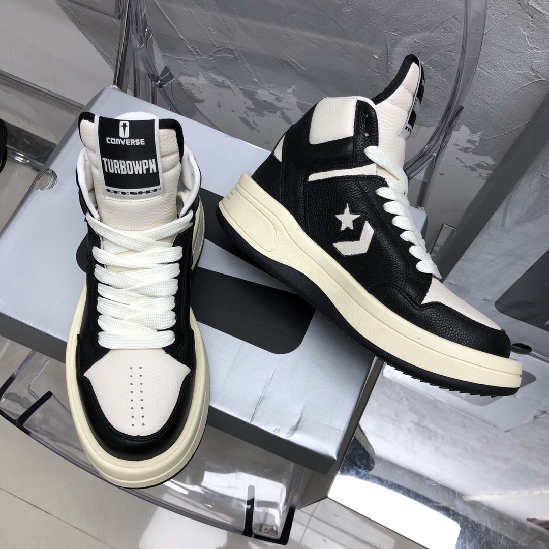 Rick Owens Converse X Drkshdw Turbowpn Sneakers - DesignerGu