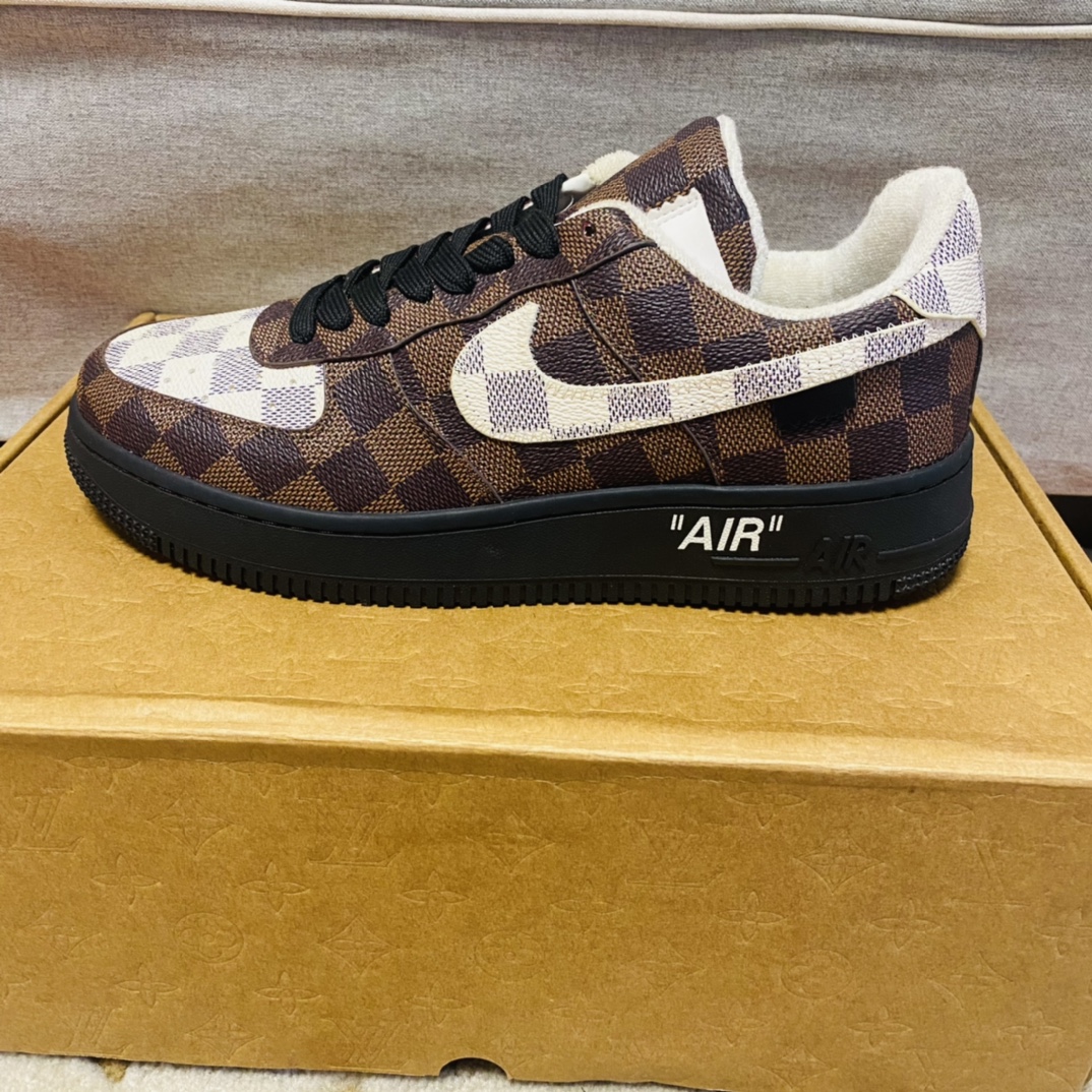 Louis Vuitton X Nike Air Force 1 Sneaker - DesignerGu