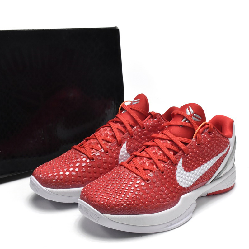 Nike Zoom Kobe VI TB Red Sneaker    454142-600 - DesignerGu