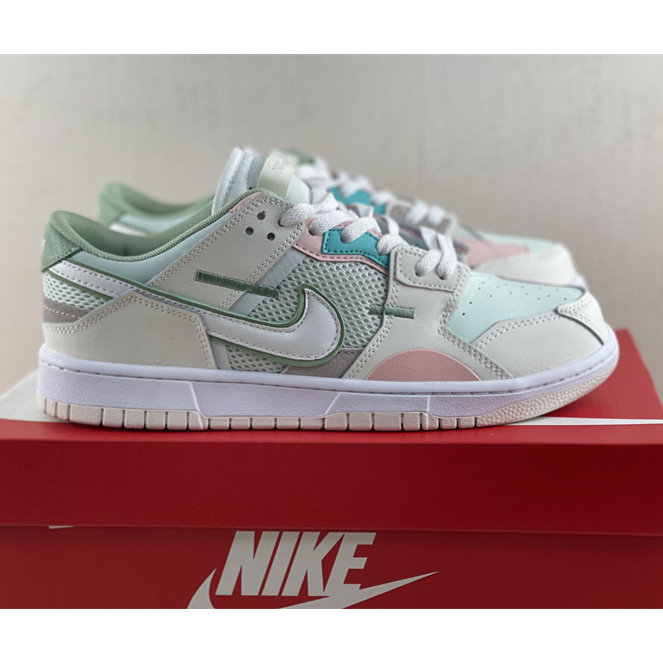 Nike Dunk Low Scrap “Phantom” Sneaker   DM0802-001  - DesignerGu