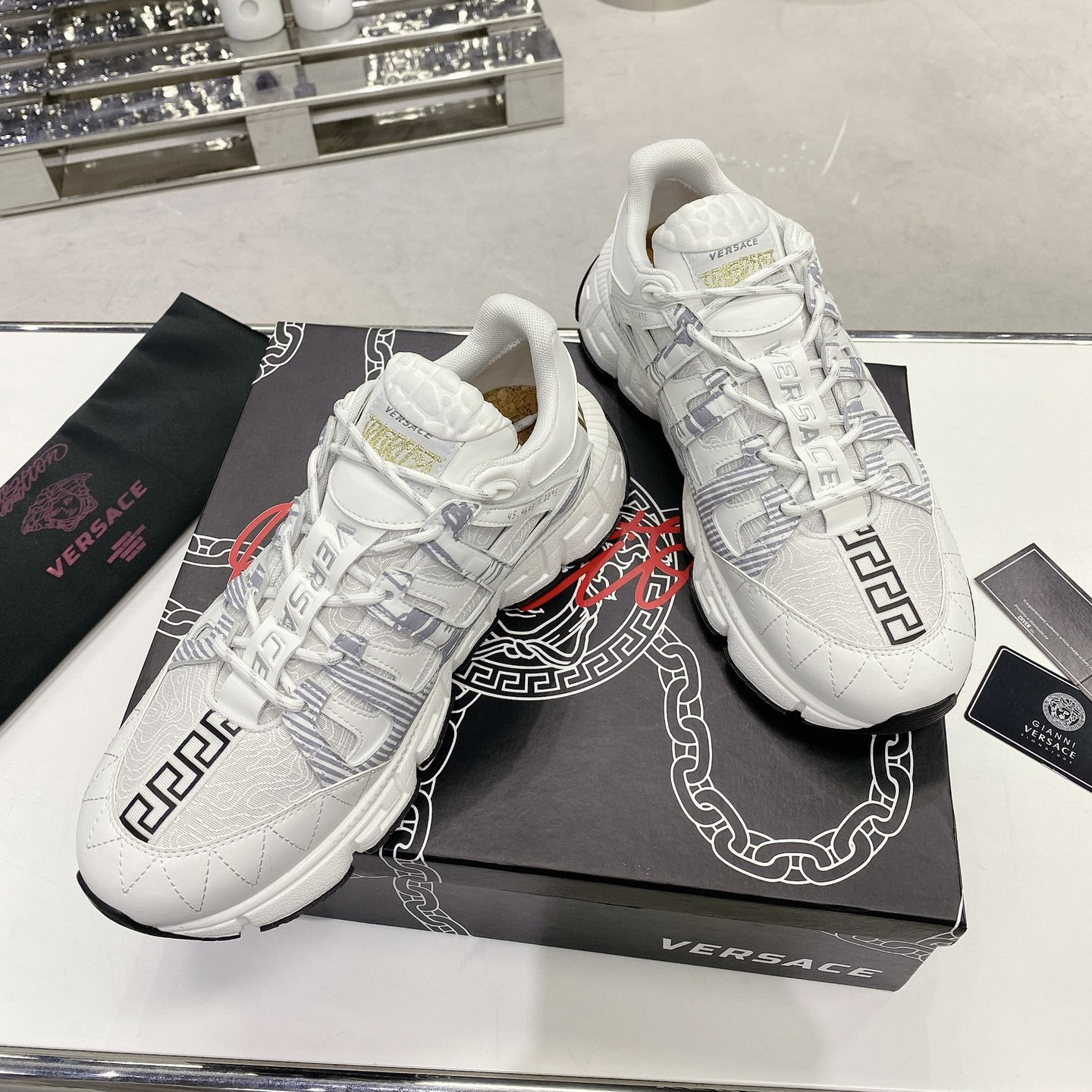 Versace Trigreca Sneakers  - DesignerGu