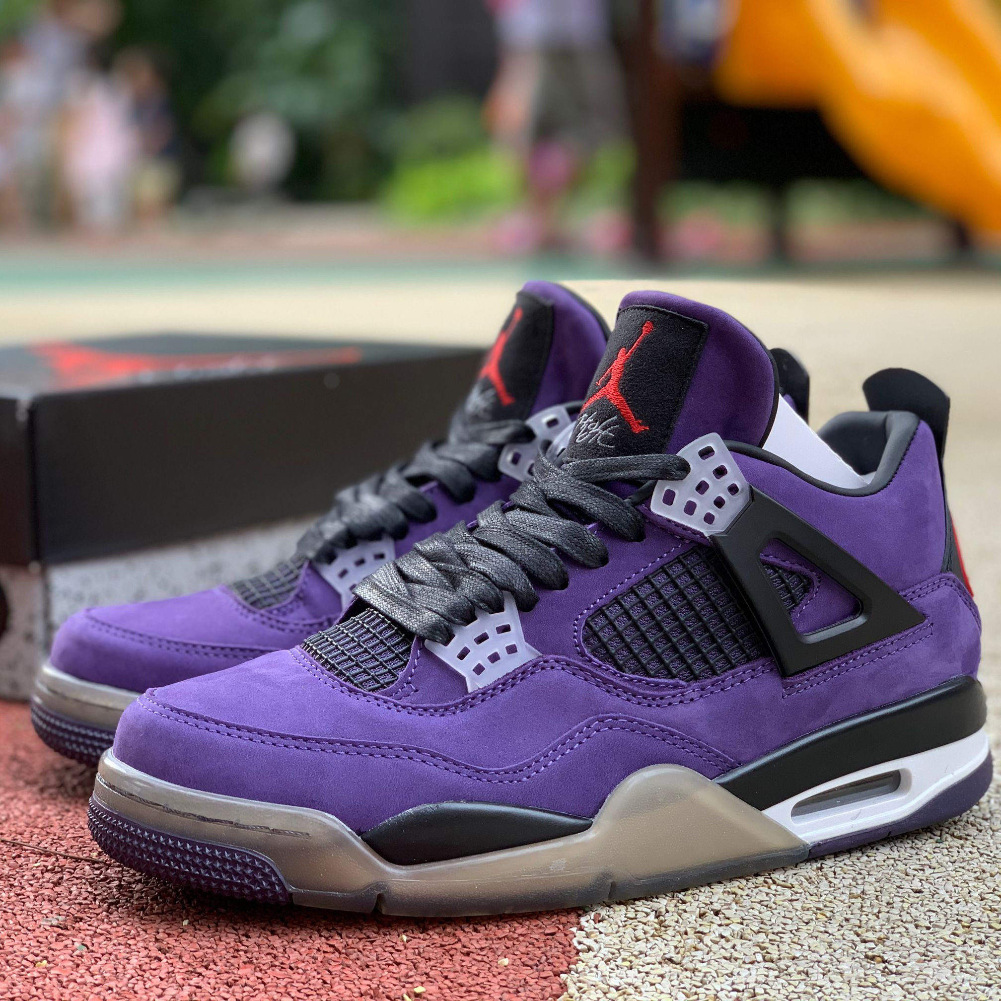 Air Jordan 4 x Travis Scott Cactus Jack  Sneakers      - DesignerGu