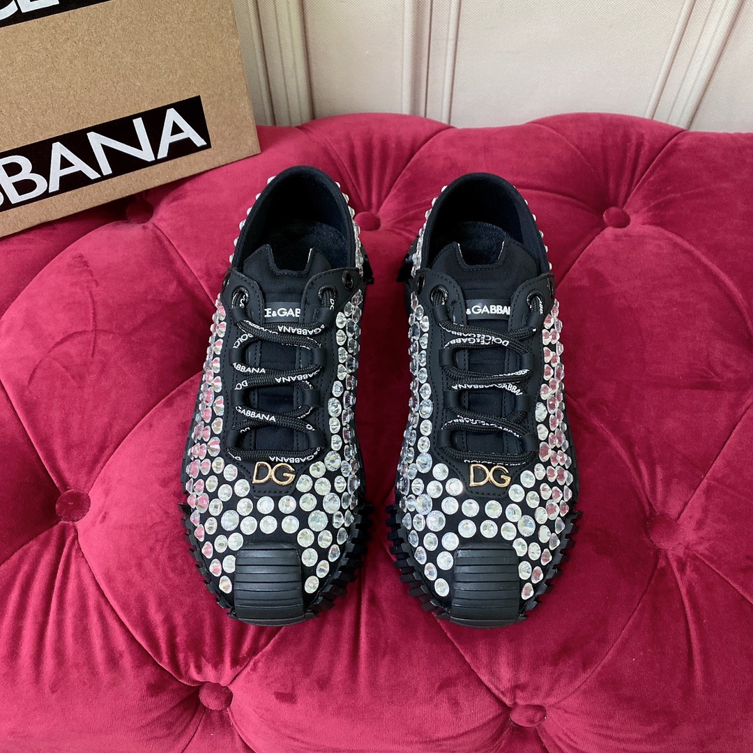 Dolce & Gabbana Mixed-Material NS1 Sneakers - DesignerGu