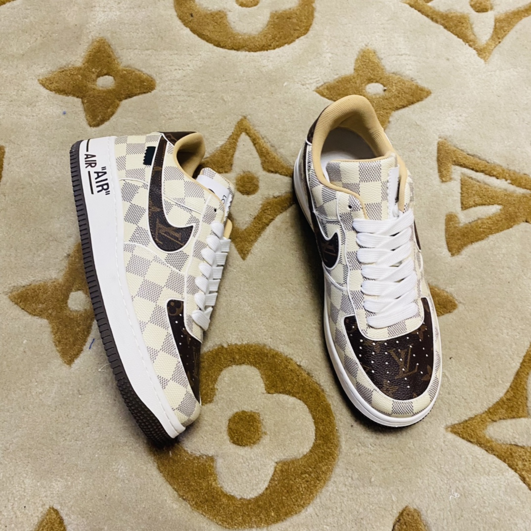 Louis Vuitton X Nike Air Force 1 Sneaker - DesignerGu