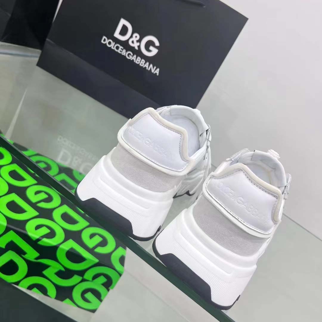 Dolce & Gabbana Mixed-Material Daymaster Sneakers - DesignerGu