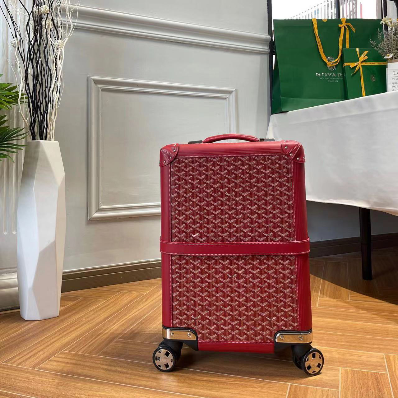 Goyard Satolas GM Rolling Suitcase - DesignerGu