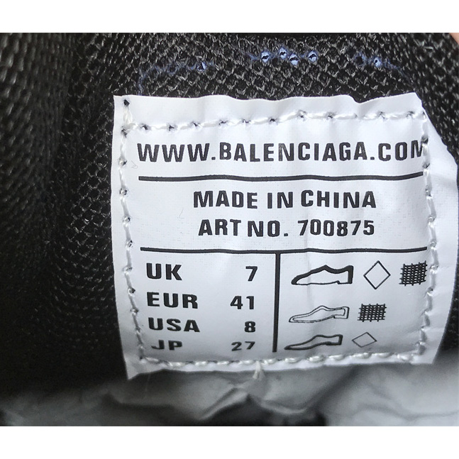 Balenciaga Phantom Trainer Low-Top Sneaker Black/White  - DesignerGu