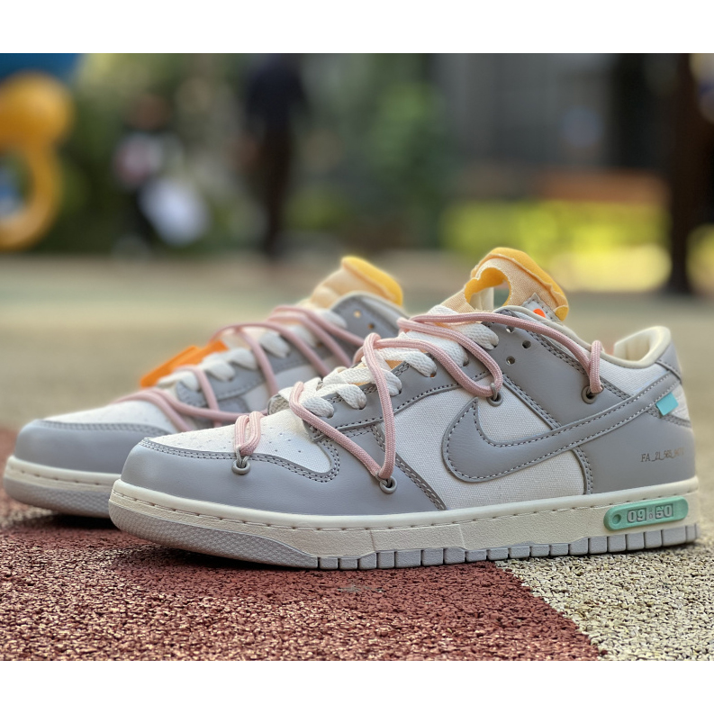 Off-White x Nike Sb Dunk NO.09  Low "The 50" Sneaker     DM1602-109 - DesignerGu