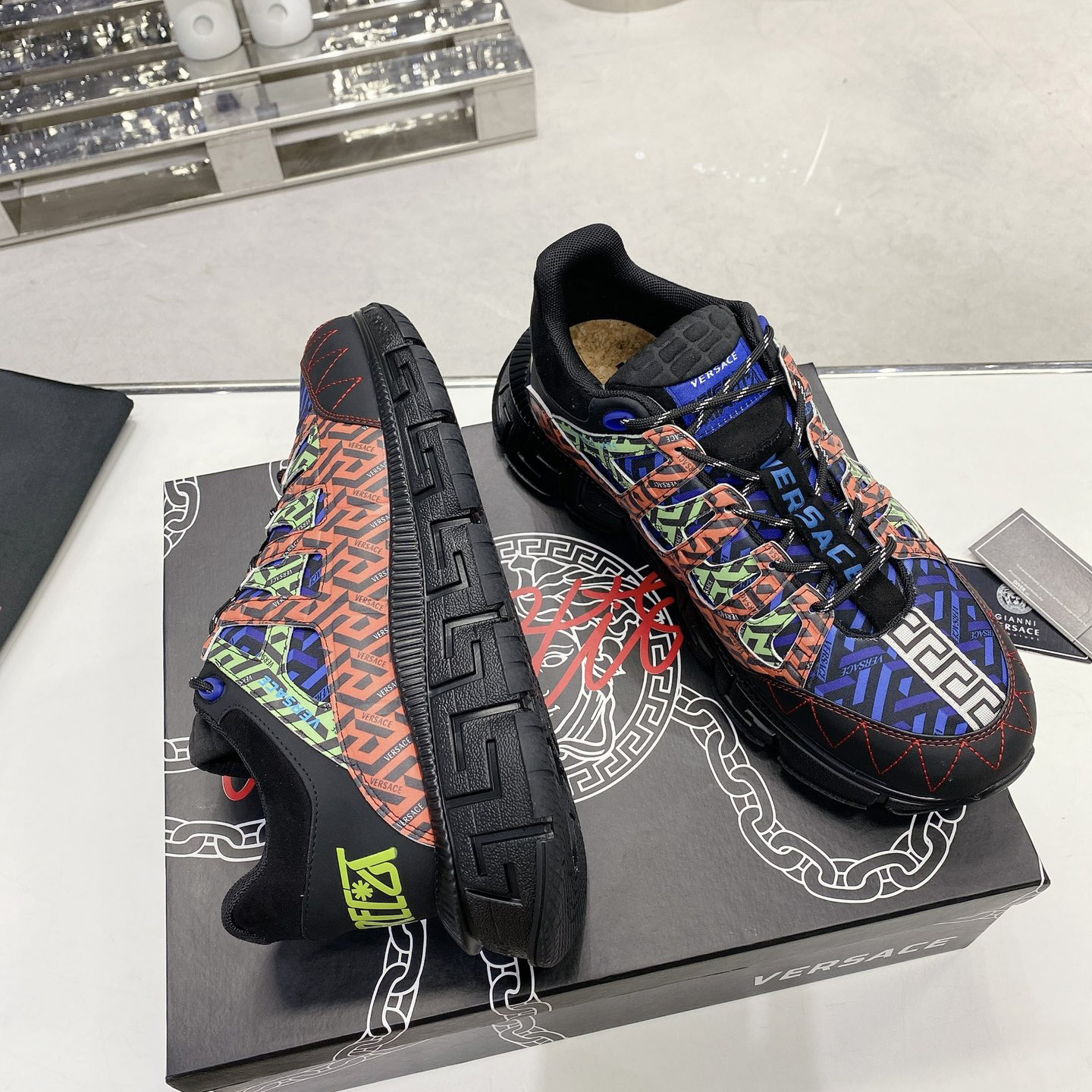 Versace Trigreca Sneakers  - DesignerGu