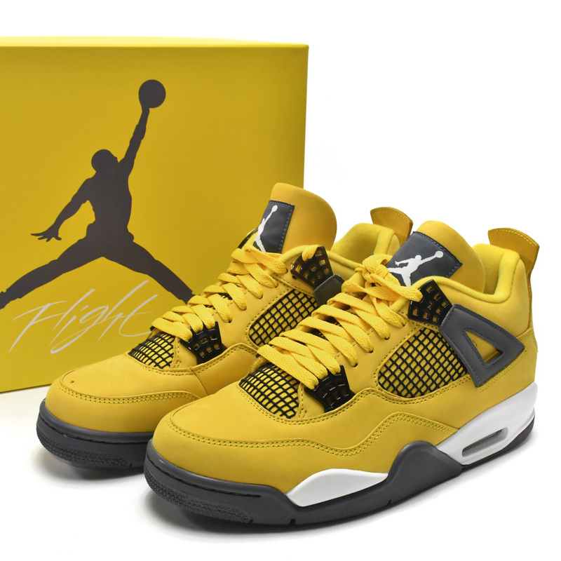 Air Jordan 4 Retro LS Lightning Sneakers  CT8527-700 - DesignerGu