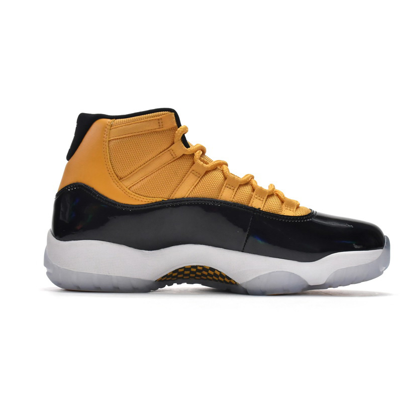  Air Jordan 11 Retro Black Yellow Sneaker    CT8012-118 - DesignerGu