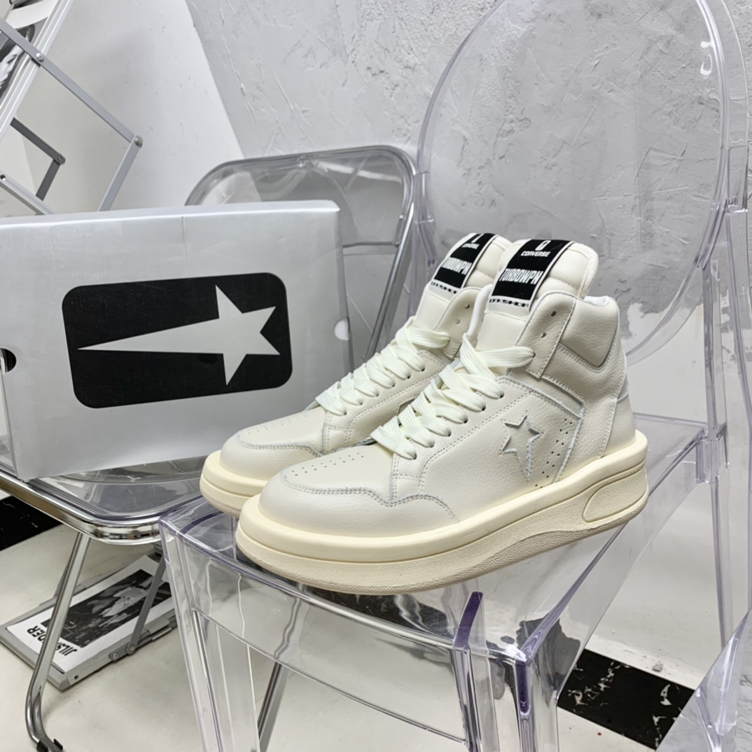 Rick Owens Converse X Drkshdw Turbowpn Sneakers - DesignerGu