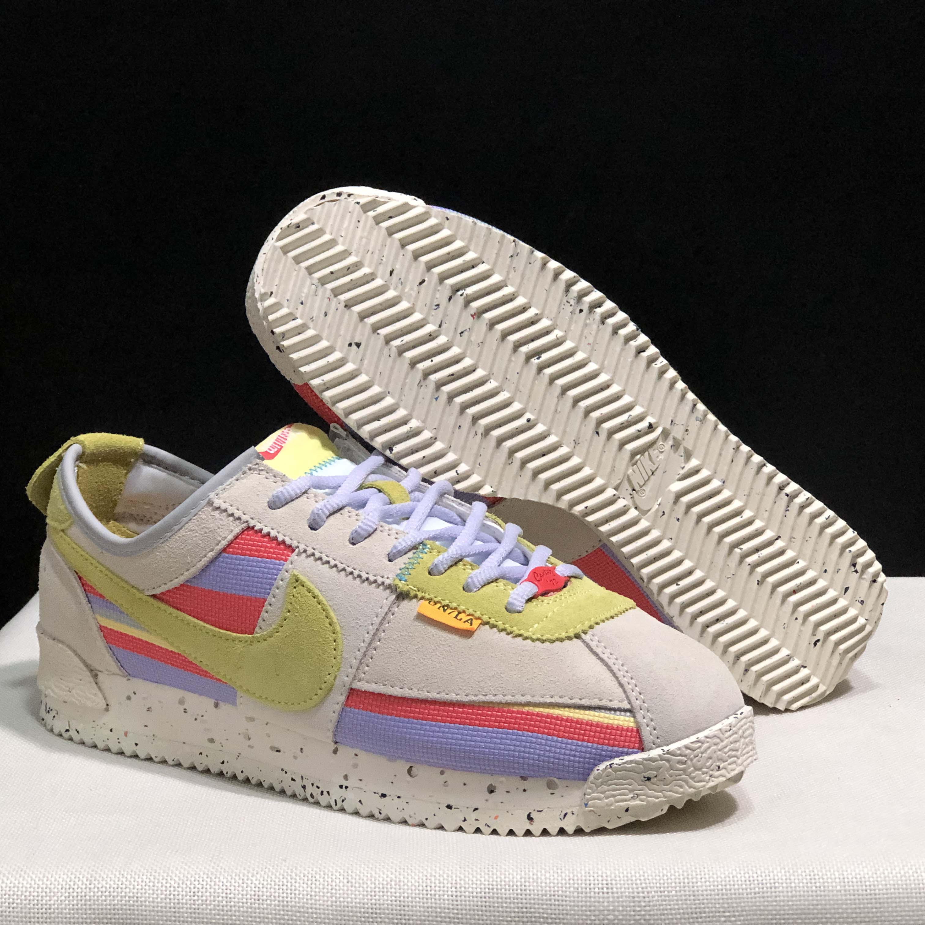 Union LA x Nike Cortez SP “Lemon Frost” Sneaker   - DesignerGu