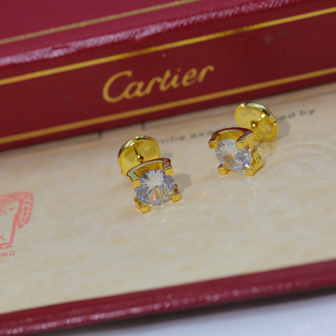 Cartier C De Cartier Earrings - DesignerGu