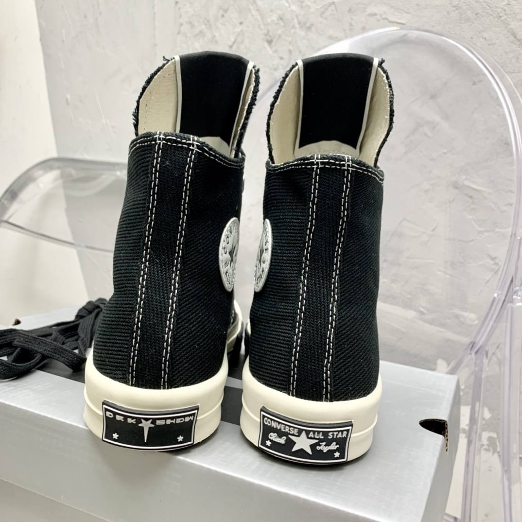 Rick Owensx Converse x  Drkshdw Drkstar Hi Sneakers - DesignerGu