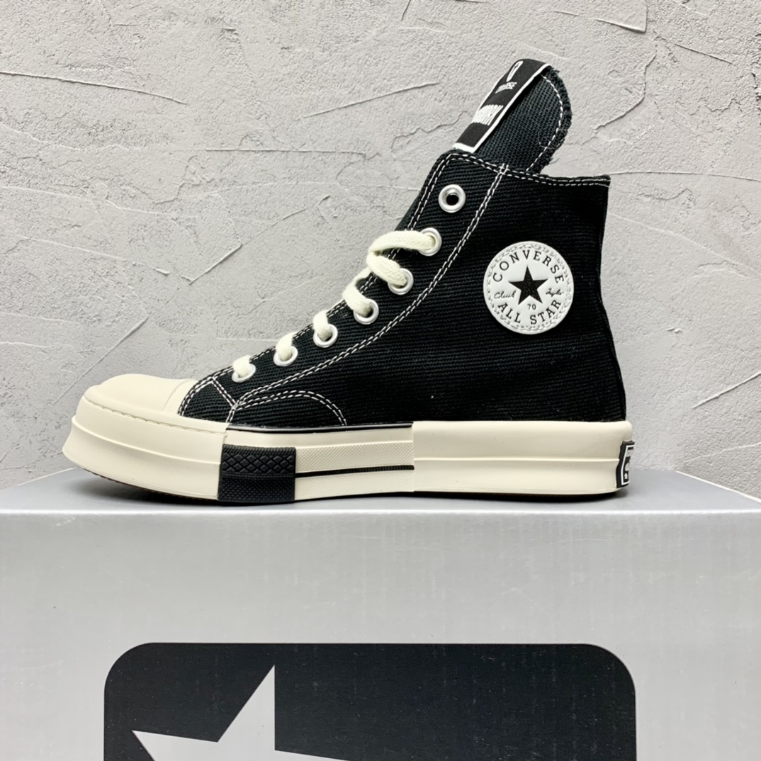 Rick Owensx Converse x  Drkshdw Drkstar Hi Sneakers - DesignerGu