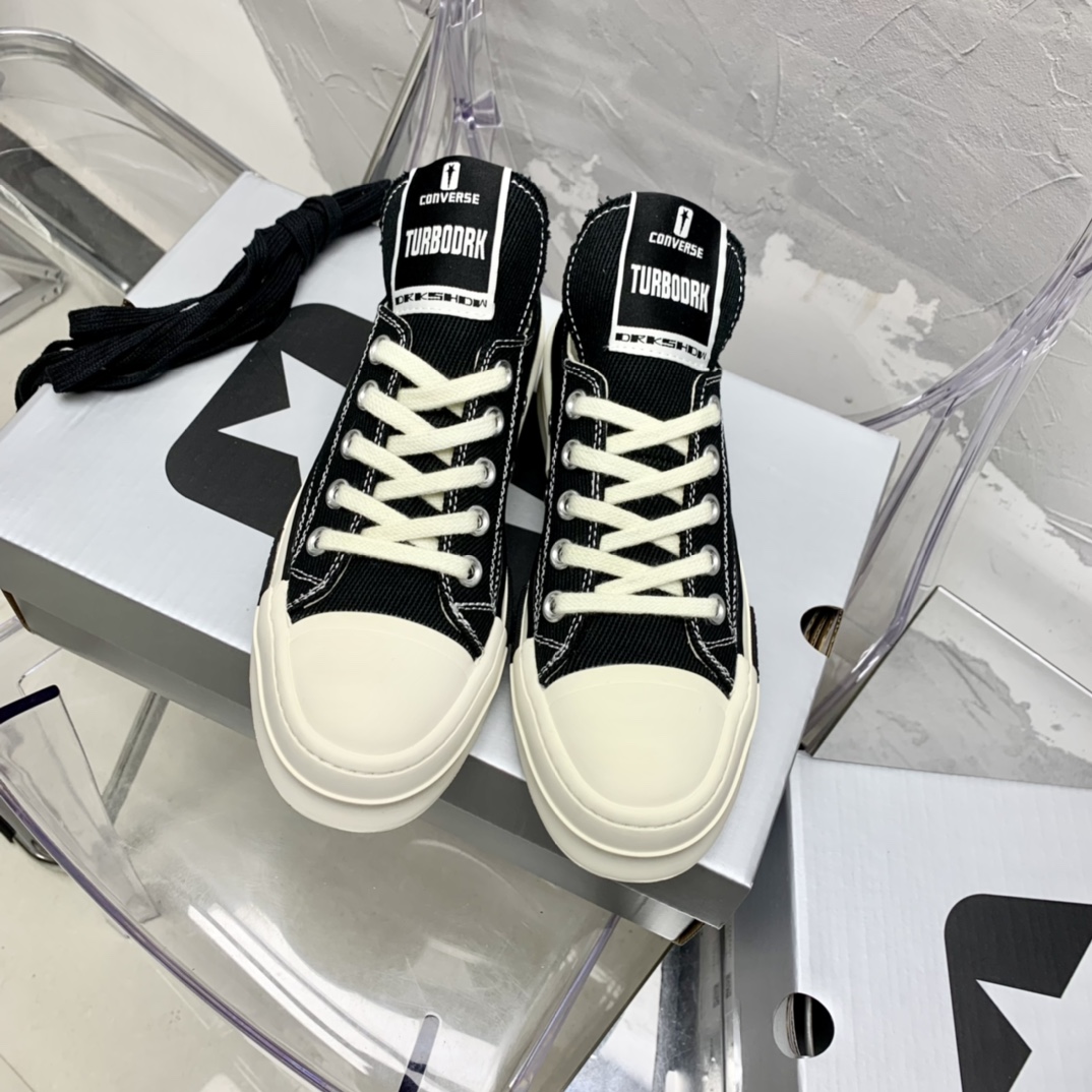 Rick Owensx Converse x  Drkshdw Drkstar Hi Sneakers - DesignerGu