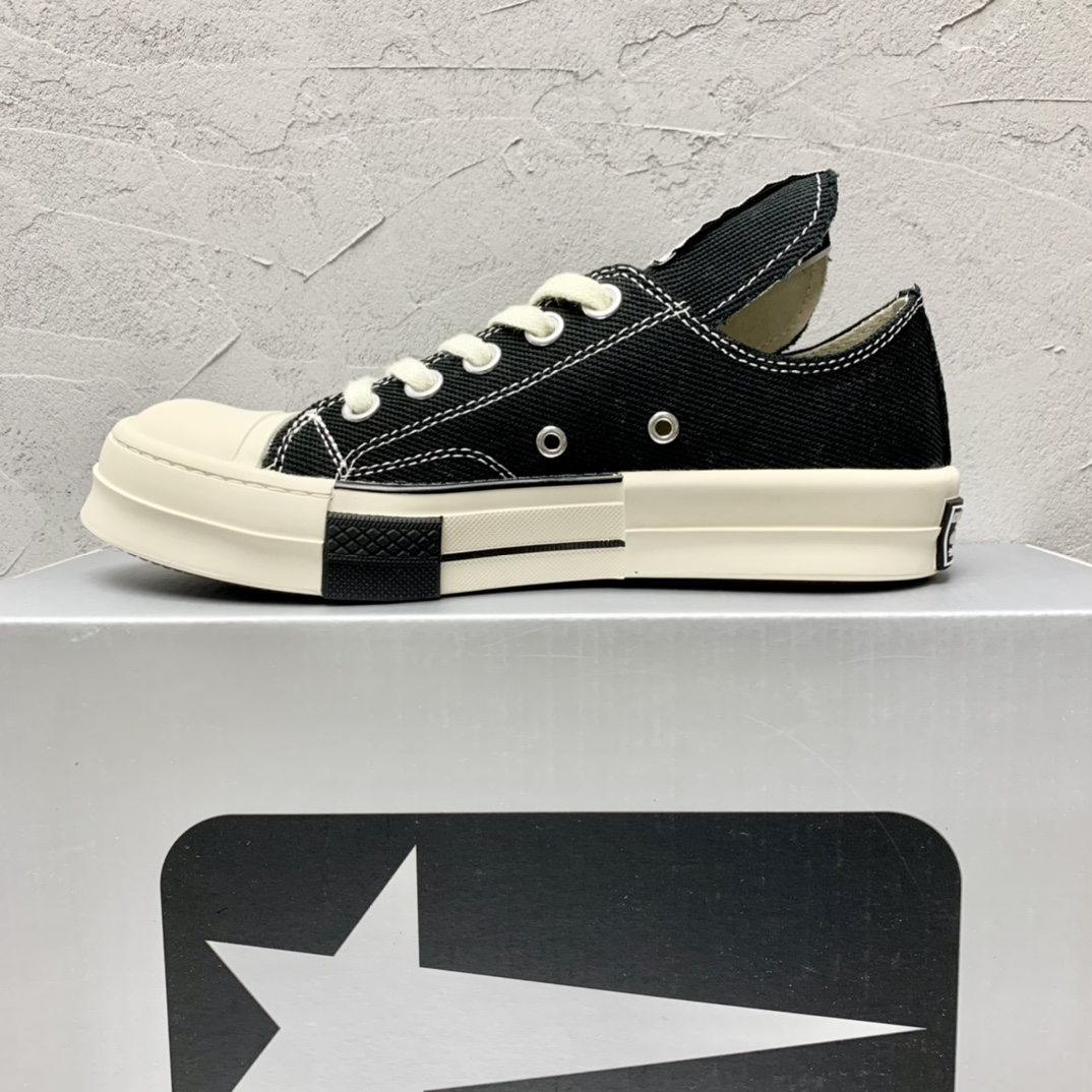 Rick Owensx Converse x  Drkshdw Drkstar Hi Sneakers - DesignerGu