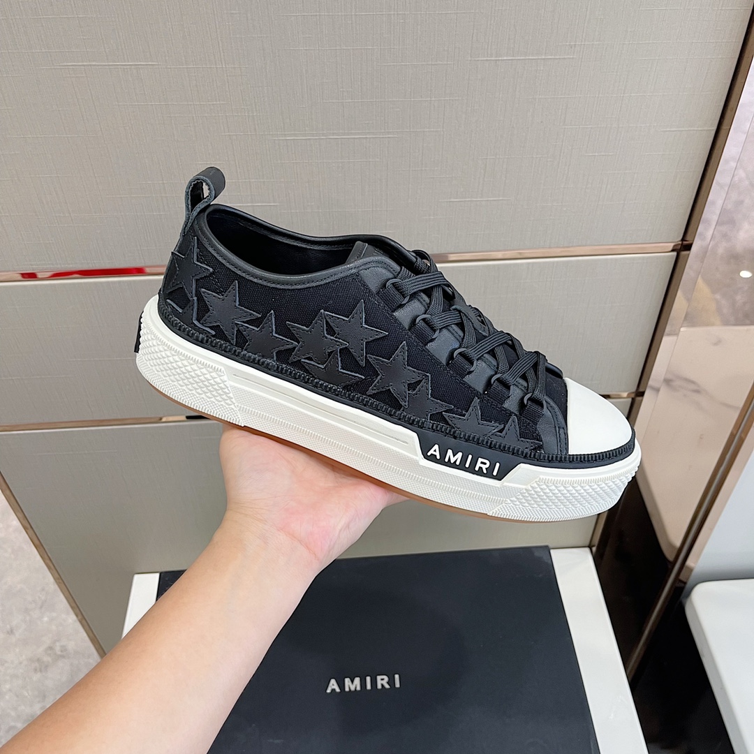 Amiri Stars Court Low Top Sneaker - DesignerGu