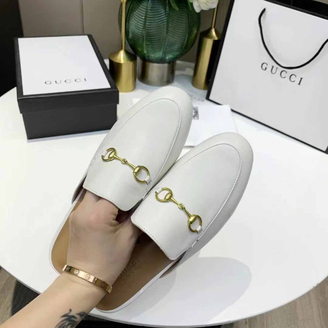 Gucci Princetown Leather Slipper - DesignerGu