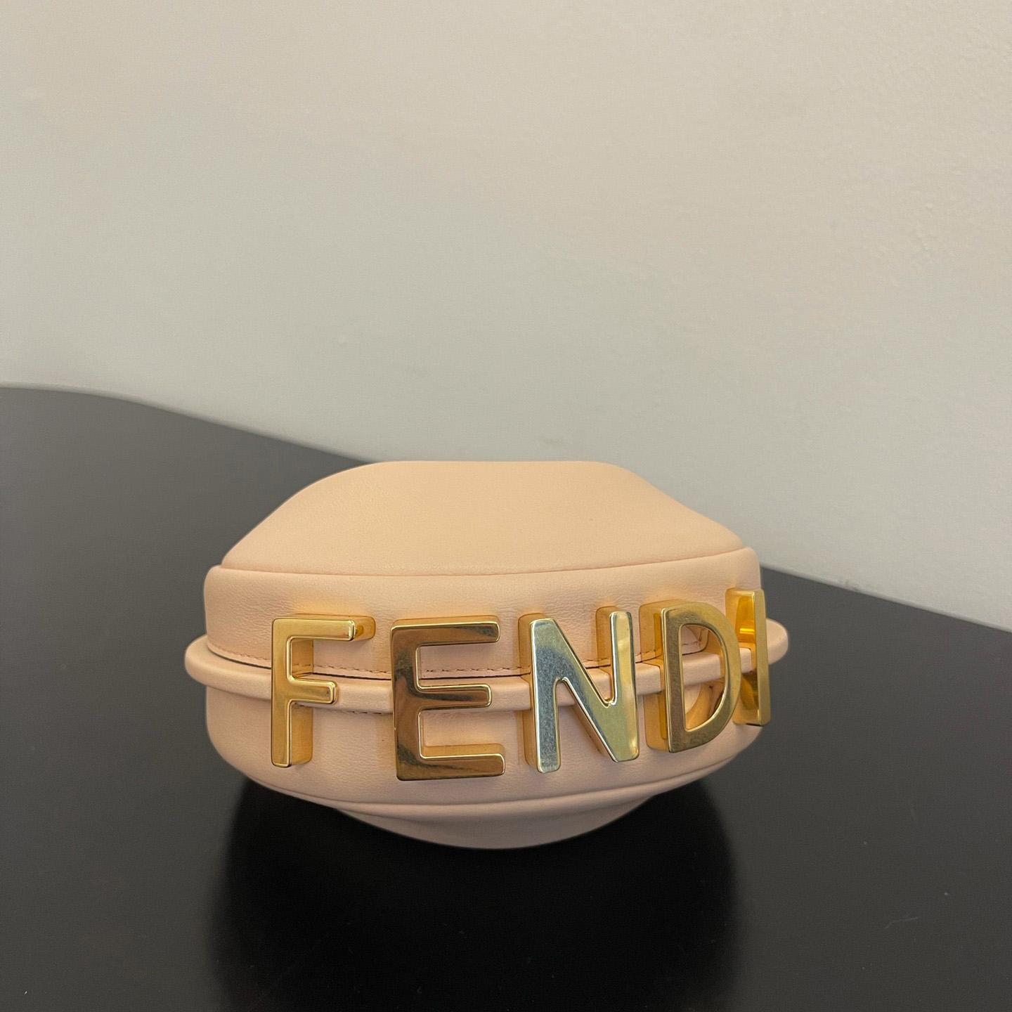 Fendi Nano Fendigraphy Hobo Bag (16.5-14-5) - DesignerGu