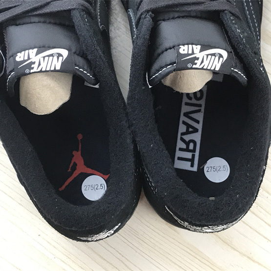 Travis Scott x Air Jordan 1 Low OG “Black Phantom” Sneaker   DM7866-001 - DesignerGu